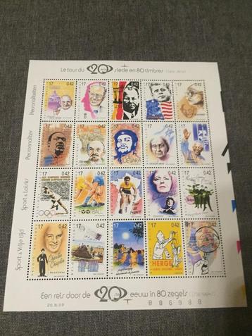 Reis door de 20ste eeuw in 80 zegels beschikbaar voor biedingen