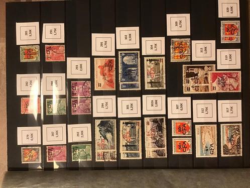 Departement de la Réunion surcharge (CFA), Postzegels en Munten, Postzegels | Europa | Frankrijk, Ophalen of Verzenden