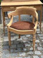 Eiken houten stoel armleuning, Antiek en Kunst, Ophalen of Verzenden