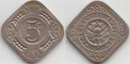 Antilles néerlandaises 5 cents, 1957, Amérique centrale, Enlèvement ou Envoi, Monnaie en vrac