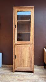 Teak vitrinekast HBD 190x60x38,5, Huis en Inrichting, Kasten | Vitrinekasten, Ophalen, Teakhout, 50 tot 100 cm, 150 tot 200 cm