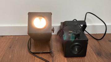 2x lichteffect - draaiend - wit beschikbaar voor biedingen