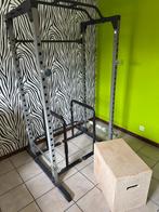 Powerrack/squatkooi + dipbar + boxjump, Sport en Fitness, Ophalen, Gebruikt