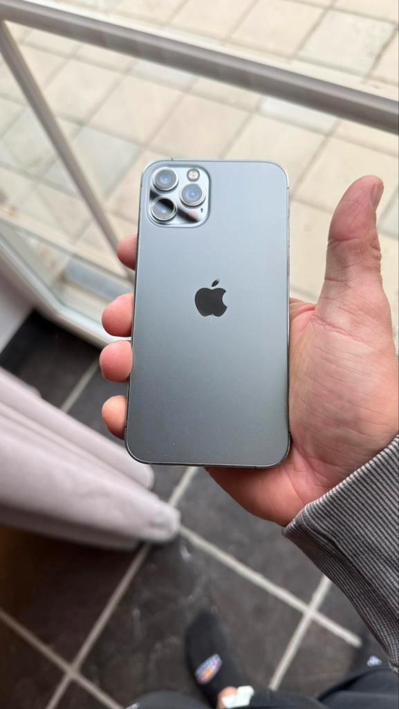 Iphone 12 pro 265gb grafiet, Telecommunicatie, Mobiele telefoons | Hoesjes en Screenprotectors | Apple iPhone, Zo goed als nieuw