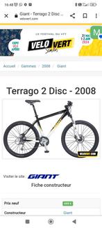 Giant terrago taille m de 2008, Vélos & Vélomoteurs, Vélos | VTT & Mountainbikes, Comme neuf, Enlèvement ou Envoi, Giant