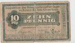 10 PFG ZEHN PFENNING ARMEE KORPS 1917 FRANCFORT, Enlèvement ou Envoi, Billets de banque