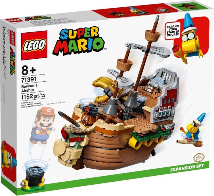 LEGO 71391 Bowser’s Airship - Expansion Set, Kinderen en Baby's, Speelgoed | Duplo en Lego, Nieuw, Lego, Complete set, Ophalen of Verzenden