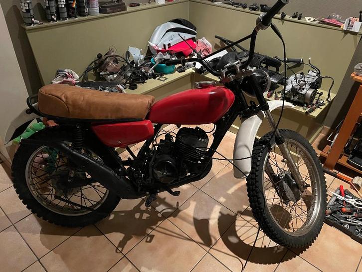 Suzuki TS125 Duster project, Motoren, Motoren | Oldtimers, Enduro, 12 t/m 35 kW, 1 cilinder, Minimaal motorrijbewijs A1, Ophalen