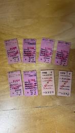 8 OUDE SNCB-KAARTJES