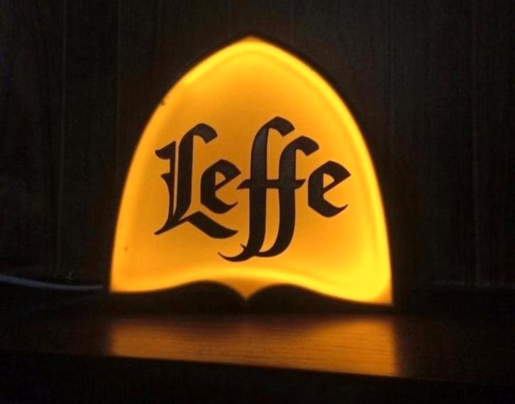 Leffe lichtbak, perfect voor de mancave, bar., Verzamelen, Biermerken, Nieuw, Reclamebord, Plaat of Schild, Leffe, Ophalen of Verzenden