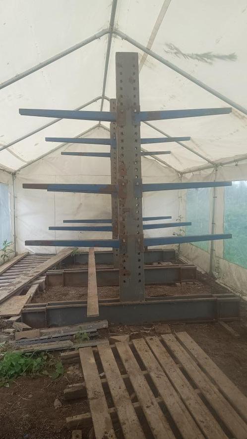 Rek Zware metalen draagarmstelling – ideaal voor balken/hout, Zakelijke goederen, Kantoor en Winkelinrichting | Magazijn, Stelling en Opslag