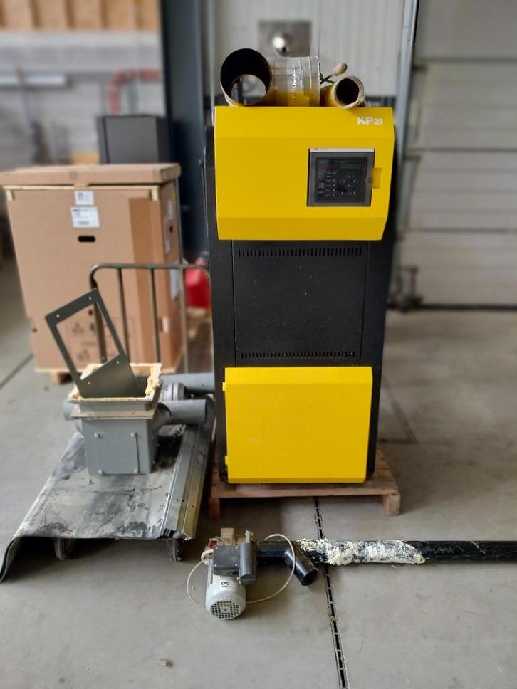 Chaudière biomasse à pellet Ponast KP21 occasion, Doe-het-zelf en Bouw, Verwarming en Radiatoren, Gebruikt, Cv-ketel of Combi-ketel