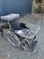Inklapbare rolstoel Vermeiren met tafeltje, Comme neuf, Enlèvement