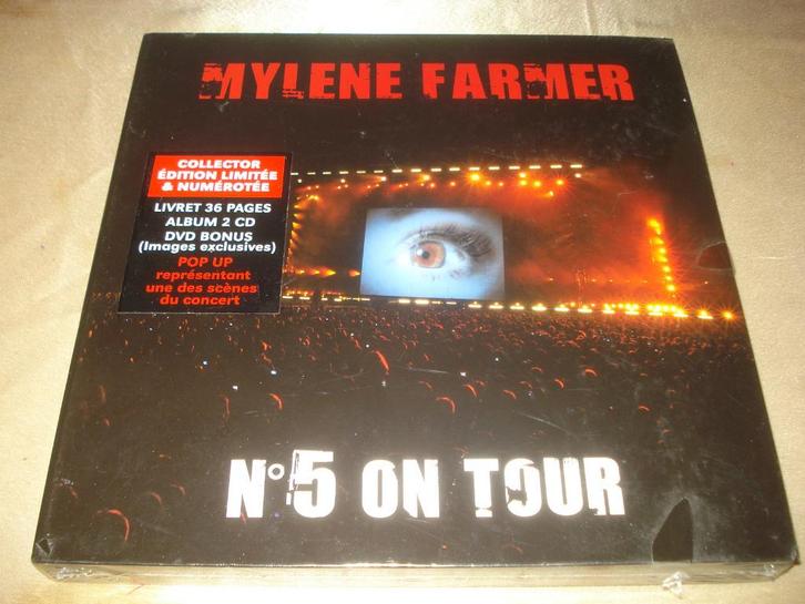 MYLENE FARMER N°5 On Tour Coffret Collector 2009 Neuf Scellé, Cd's en Dvd's, Dvd's | Muziek en Concerten, Nieuw in verpakking