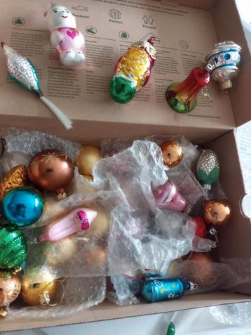 Kerstballen glazen oude beschikbaar voor biedingen