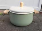 Gietijzeren Kookpot, Inox, Zo goed als nieuw, Keramische plaat, Ophalen