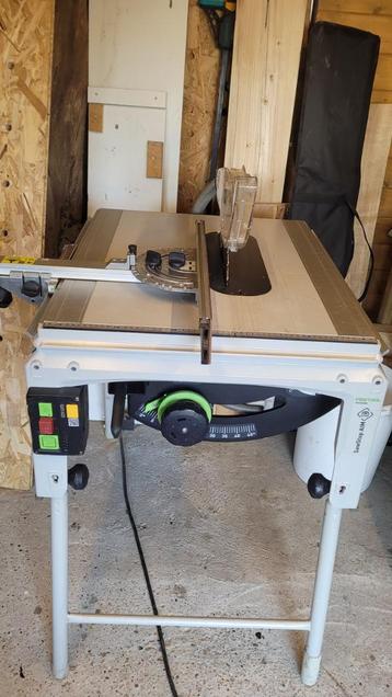 Festool TKS80 scie sur table, 1200 watts ou plus, 70 mm ou plus, Enlèvement, Utilisé