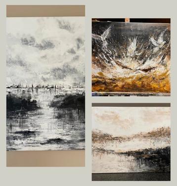 Betaalbare nieuwe abstracte schilderijen Mk Art beschikbaar voor biedingen