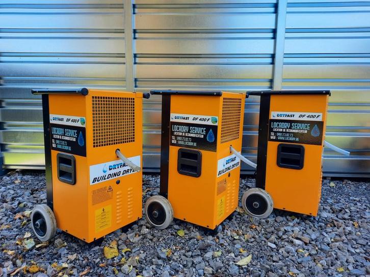 Location deshumidificateurs avec ventilateur. 75l/24H, Doe-het-zelf en Bouw, Ventilatie en Afzuiging, Zo goed als nieuw, Ventilator