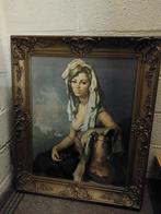 Portret  in mooie kader, Antiek en Kunst, Kunst | Schilderijen | Klassiek, Ophalen