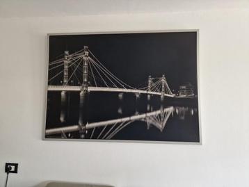Canvas bridge painting  140 x 100 cm beschikbaar voor biedingen