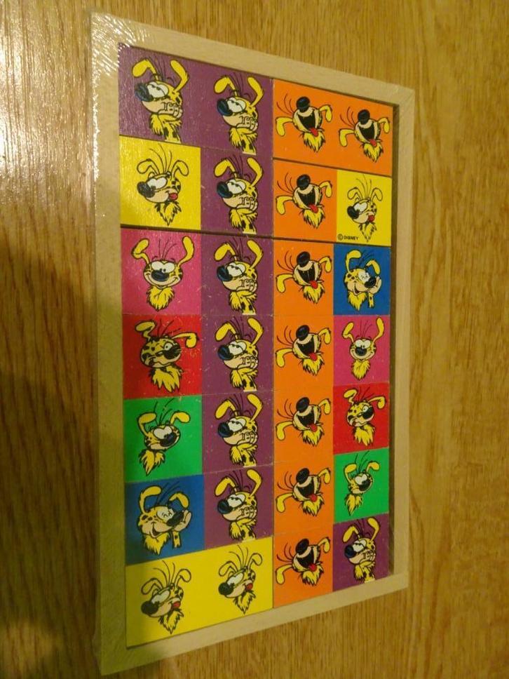 Vilac 28 houten dominospel - Marsupilami - Cadeau-idee!, Kinderen en Baby's, Speelgoed | Houten speelgoed, Nieuw, Overige typen