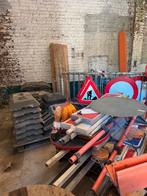 Partij signalisatie borden, Doe-het-zelf en Bouw, Metalen, Ophalen, Gebruikt
