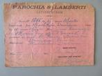 Sint Lambertus Dam 1906 Doopakte Mathilda, Verzenden, Zo goed als nieuw, Voor 1940, Prent