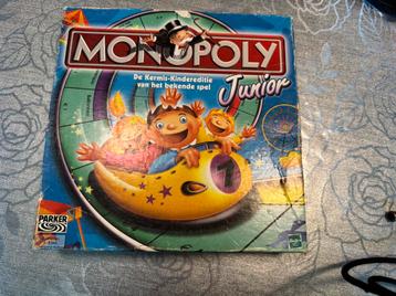 Junior Monopoly intensief gebruikt beschikbaar voor biedingen