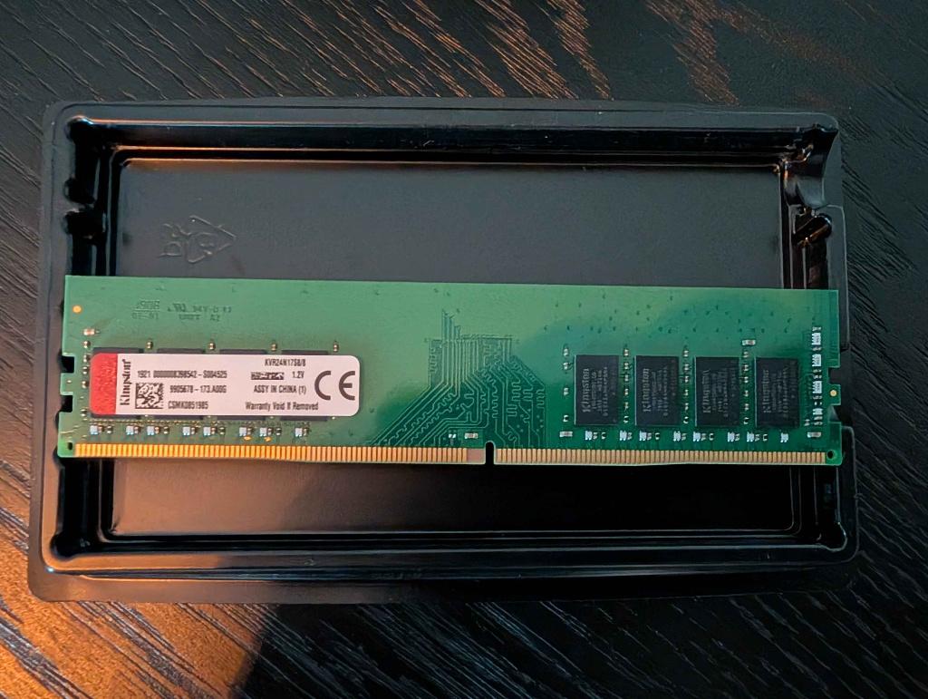 Kingston DDR4 RAM – 8GB 2400MHz, DDR4, 8 GB, 2400 MHz, Enlèvement