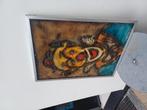 olieverf op houten paneel clown fernand demonseau 1975, Antiek en Kunst, Kunst | Schilderijen | Abstract, Ophalen
