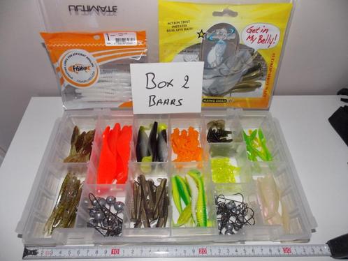Box baars shads, Watersport en Boten, Hengelsport | Roofvissen, Nieuw, Complete set, Ophalen