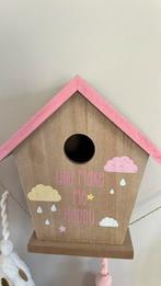 3 houten vogelkastjes als decoratie., Enfants & Bébés, Chambre d'enfant | Aménagement & Décoration, Comme neuf, Enlèvement ou Envoi
