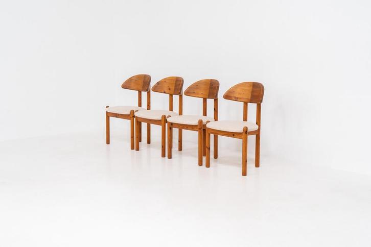 Prachtige set van 4 grenen vintage stoelen van Vamdrup, Antiek en Kunst, Antiek | Meubels | Stoelen en Sofa's, Ophalen