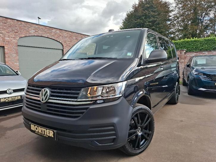 VW Transporter Dubbel Cabine LV, 5-ZITPL ,2.0TDi/110pk/59800, Auto's, Bestelwagens en Lichte vracht, Bedrijf, Te koop, ABS, Achteruitrijcamera