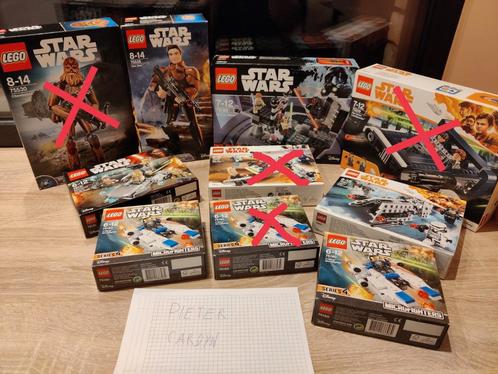 Lego Star Wars sealed sets, Kinderen en Baby's, Speelgoed | Duplo en Lego, Nieuw, Lego, Complete set, Ophalen of Verzenden