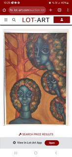 XL Vintage schilderij Lieve Van Calbergh, Ophalen