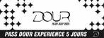 DOUR - 2x Pass Dour Experience (5 dagen), Twee personen
