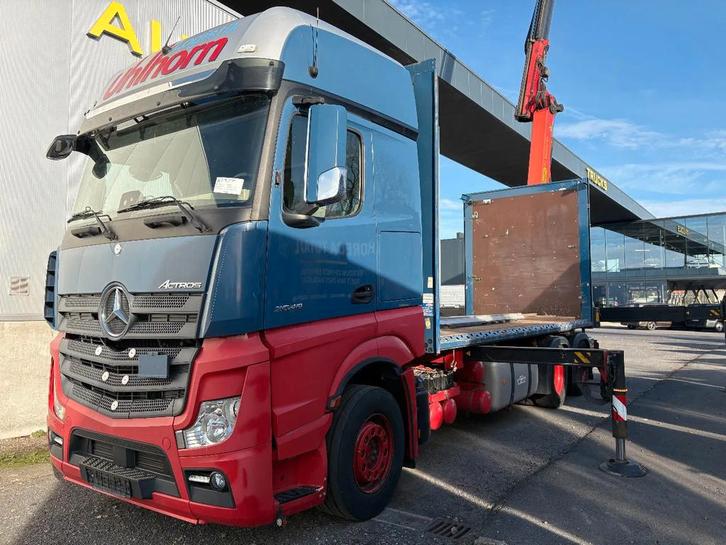 Mercedes-Benz Actros 2548 6X2 *Palfinger crane*Cruise contro, Auto's, Vrachtwagens, Bedrijf, Te koop, ABS, Airconditioning, Bluetooth