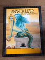 AMANDA LEAR 1979 concertposter in kader, Collections, Posters & Affiches, Musique, Avec cadre, Utilisé, Enlèvement ou Envoi