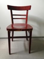 Vintage Chaise bistrot en bois, Maison & Meubles, Enlèvement, Utilisé