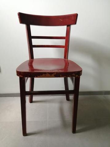 Vintage Chaise bistrot en bois