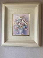 Mooie schilderij met bloemen in kader 45x50. Perfecte staat, Enlèvement ou Envoi