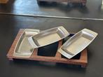 Plateau apéritif 1960 scandinave Vintage, Antiek en Kunst, Antiek | Schalen, Ophalen