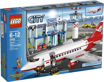 Lego 3182 Vliegveld - 2010 - Zéér Zeldzaam NIEUW & SEALED!🌞