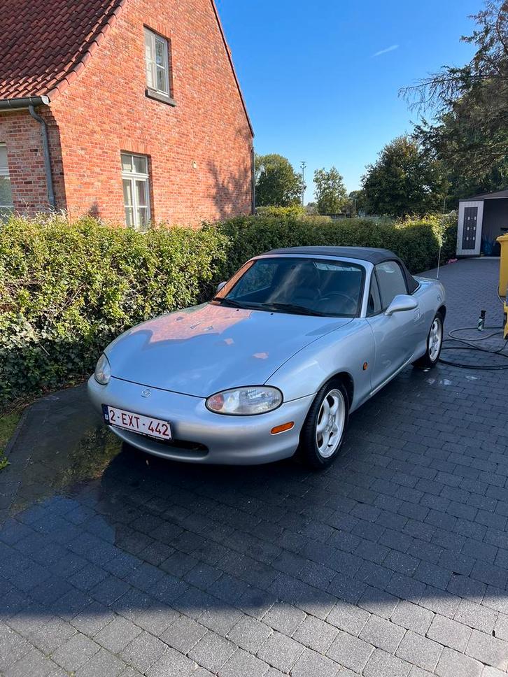 Mx5 nb, Auto's, Mazda, Particulier, MX-5, Benzine, Cabriolet, Handgeschakeld, Zilver of Grijs, Ophalen