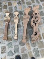 Supports anciens en bois pour rampe 11 pièces 72 cm, Antiquités & Art, Antiquités | Couverts, Enlèvement