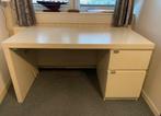 IKEA MALM Bureau | 140x65 cm | Wit | LEVERING MOGELIJK, Huis en Inrichting, Ophalen of Verzenden, Zo goed als nieuw, Bureau