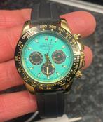 Chronographe Rolex Daytona turquoise neuf dans sa boîte, Montre-bracelet, Rolex, Enlèvement ou Envoi, Acier
