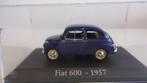 FIAT 600 1957 BLEU.1/43 NEUVE EN VITRINE RBA, Ophalen of Verzenden, Nieuw, Auto, Overige merken